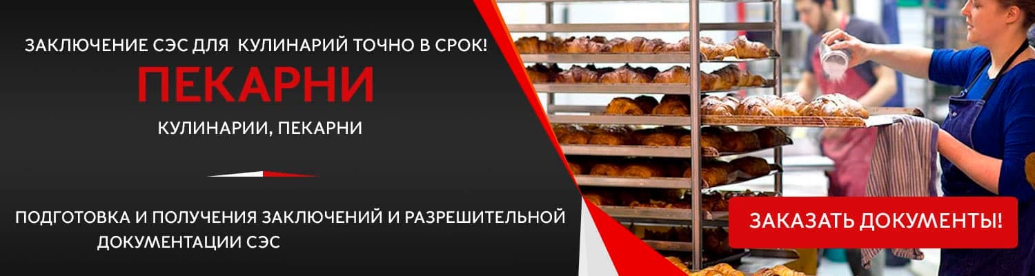 Документы для открытия пекарни в Совхоз имени Ленина